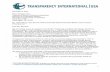 TRANSPARENCY INTERNATIONAL USA - SEC...2015/12/08  · Transparency International-USA is a non-profit, non-partisan organization founded in 1993 to combat corruption in government,