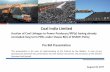 Coal India Limited · 8/22/2017  · Coal India Ltd. or its advisors accept no responsibility for the accuracy or otherwise for any statement contained in this presentation. This