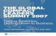The Global CompaCT leaders summiT 2007 · 2020-03-27 · The Global Compact Leaders Summit 2007 Executive Summary The 2007 Global Compact Leaders Summit, held in Geneva on 5-6 July