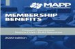 MEMBERSHIP BENEFITS · BENEFITS table of contents MAPP Overview 4 Connect 6 Benchmarking 15 Resources 20 Reduce Costs 24 Additive Manufacturing Carbon 42 Automation Yushin 38 Auxiliary