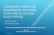 Compulsory license and remuneration, including South African … · 2016-10-07 · COMPULSORY LICENSE AND REMUNERATION, INCLUDING SOUTH AFRICAN LAW AND POLICY OPTIONS Frederick M.