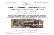 POLLY MODEL ENGINEERING Interim Catalogue Part 2 October …€¦ · Polly III £6137.00 Polly II £6385.00 Driving/passenger Molly Ann 0-6-0ST Truck from £835.00 Latest in the range