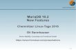 MariaDB 10.2 New 8 / 48 MariaDB 10.2 History MariaDB 10.2.14 Stable: Mar/Apr 2018 MariaDB 10.2.13 Stable: