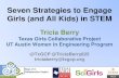 Seven Strategies to Engage Girls (and All Kids) in STEM...Seven Strategies to Engage Girls (and All Kids) in STEM Tricia Berry Texas Girls Collaborative Project UT Austin Women in