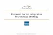 American Express Integration Technology Strategy Proposaldocs4sale.com/img/products/uploads/oyzdpk_Amex Integration Tech… · Proposal For An Integration Technology Strategy Business
