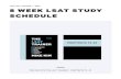 Instructions - The LSAT Trainer · 2 Instructions Page 3 Study Schedule Pages 4 - 13 (unmarked) Appendix Pages 14 - 19. 3 Instructions Hello and welcome to your new study schedule!