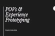 POVs & Experience Prototyping - Stanford University...Experience Prototyping Presenter: Lindsey Kostas Same Team Lindsey K. Senthilnathan V. Clay J. Jesse C. New Domain FOOD RESTRICTED