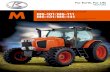 M M6-101 M6-131M6-141 · 2020-06-22 · M M6-101 KUBOTA DIESEL TRACTOR/M6-111 M6-131/M6-141 The new M6 Series deluxe mid-size tractors with more cab space offer a high level of comfort