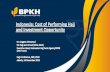 Indonesian Hajj Fund Man. Agency or BPKH...Source of Finance Reg. Hajj (2019 season) 3 Reguler Hajj organized by the Government (MORA) Agency/BPKH Contribution to Hajj Cost = 50% Full