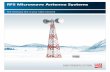 RFS Microwave Antenna Systems - Launch 3 Telecom · solutions to meet even the most complex site-engineering and delivery challenges. RFS’ value-added services match the exact needs