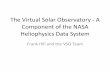The Virtual Solar Observatory - A Component of the NASA ... · – EGSO and successors – NASA Heliophysics VxOs. IDL and SolarSoft • IDL widely used in solar physics • SolarSoft