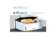 User Manual & Bread Recipes1 Read all instructions, product labels and warnings before using the breadmaker. 2 Do not touch hot surfaces. Always use oven mitts when handling hot materials,
