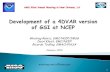 Development of 4DVAR version of GSI at NCEP€¦ · Miodrag Rancic, EMC/NCEP/IMSG Daryl Kleist, EMC/NCEP Ricardo Todling, GMAO/NASA January 2012 1 miodrag.rancic@noaa.gov Development