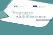 The Principles of Public - SIGMA - OECD€¦ · The Principles of Public Administration 2017 edition Authorised for publication by Karen Hill, Head of the SIGMA Programme. This document
