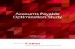 Accounts Payable Optimization Study€¦ · accounts payable optimiation study 2014 IOFM, iversified Business Communications. o part of this publication may be reproduced, stored