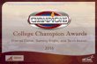 College Champion Awards - Mt. San Antonio College · “Mt. San Antonio College's Psychiatric Technician Program's Health Occupations Students of America (HOSA) Club has debated against