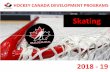 Hockey Canada Development Programs | Skating...HOCKEY QUÉBEC President:Nicolas Minville 7450 boulevard lesGaler-ies d’Anjou, suite 210 Montreal, Que. H1M 3M3 Tel: (514)252-3079