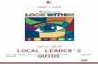 National Parent Teacher Association | National PTA · Web view2019-2020 LOCAL LEADER’S GUIDE Host PTA Reflections at your school in 5 steps: Contents include: 1. Getting Started