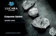 Lucara Diamond Corp. · 2019-10-21 · Note: Rough‐diamond demand has been converted from polished‐diamond demand using a historical ratio of rough to polished diamondvalues.