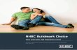 NHBC Buildmark Choice€¦ · Option 1 – Insolvency cover before practical completion 14 Option 2 – Professional fees 15 Option 3 – Extended period of cover 15 General Conditions