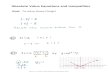 Absolute Value Equations and Inequalities · Section 4.3 Absolute Value Equations and Inequalities Page 5 . Section 4.3 Absolute Value Equations and Inequalities Page 6 . Created