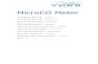MicroCO Meter - Homepage | Vyaire Medical...MicroCO Meter Operating Manual - English Operating Manual - English USA Manuel d’utilisation - Français Betriebshandbuch - Deutsch Manual