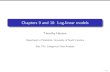Chapters 9 and 10: Log-linear models - University of South Carolinapeople.stat.sc.edu/hansont/stat770/chapters9and10.pdf · Chapters 9 and 10: Log-linear models Timothy Hanson Department