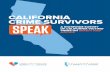 CALIFORNIA CRIME SURVIVORS SPEAK · 2 // CALIFORNIA CRIME SURVIVORS SPEAK: A STATEWIDE SURVEY OF CALIFORNIA VICTIMS’ VIEWS ON SAFETY AND JUSTICE SUMMARY FINDINGS Despite the immediate