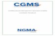Certified Grants Management Specialist (CGMS) … CGMS Handbook.pdfNGMA provides comprehensive full lifecycle grants management training, professional certification, continuing professional
