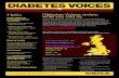 DIABETES VOICES... · the Diabetes Voices newsletter: • Diabetes Voices review and plans for the future •Diabetes UK’s State of the Nation England 2013 – report ... spring.