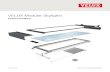 VELUX Modular Skylights · PDF file Shaped Solutions with Oval Lining 90 Asymmetric Ridgelight 91 Atrium of Combined Solutions 91 ... local and individual building requirements allow