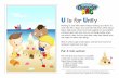 U Is for Unity · Character A A B B C C U Is for Unity Working in unity with others means working as a team. To work well with a team you must talk with each other about ideas, help