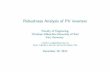 Robustness Analysis of PV inverters - Kiel · 2013-12-18 · December18,2013. 45 Robustness analysis Introduction RobustnessofPV inverters: An example Conclusion Outline ... PowerElectronics-Santander,June22-25