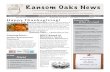 Ransom Oaks Community Corporation . 101 Ransom Oaks Drive . …ransomoaks.com/wp-content/uploads/newsletter/2014/1411... · 2014-11-23 · RANSOM OAKS NEWS 2 Ransom Oaks Board of