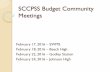 SCCPSS Budget Community Meetings Budget Briefs/C… · February 17, 2016 – SWMS February 18, 2016 – Beach High February 22, 2016 – Godley Station February 24, 2016 – Johnson