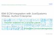 IBM ECM integration with JustSystems XMetaL Author Enterprisepublic.dhe.ibm.com/software/data/.../JustSystemsXMetaLwebinarFIN… · authoring, and publishing modular information,