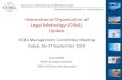 International Organisation of Legal Metrology (OIML) UpdateInternational Organisation of Legal Metrology (OIML) Update IECEx Management Committee Meeting Dubai, 26-27 September 2019