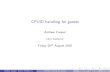 CPUID handling for guests€¦ · Friday 26th August 2016 Andrew Cooper (Citrix XenServer) CPUID handling for guests Friday 26th August 2016 1 / 11. ... Andrew Cooper (Citrix XenServer)