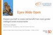 Eyes Wide Open - showme50.org · Enter your career with eyes wide open. Navigating and overcoming the complex forces of bias in the workplace takes courage, determination and skill.