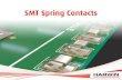 Spring Contacts PTM - Harwin · Multi-Directional Spring Contacts. The Harwin multi-directional design provides a unique spring feature that works in both vertical and horizontal