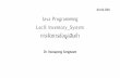 Java Programming การออกแบบหน้าจอการ ...siam2dev.net/E_Learning/Java_Programming/Lec11_Inventory... · 2019-07-12 · ออกแบบหน้าจอ