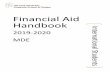 Financial Aid Handbook · Financial aid credits are divided equally between the fall and spring semesters. For most students, aid credits will be applied to the e-bill in two equal