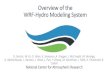 Overview of the WRF-Hydro Modeling System · Forecasting (QSF): – NSSL-FLASH, WRF-Hydro, LISFLOOD (UK), RAPID – Spatial resolutions > 100m better – Allows cycling from QPE and