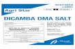 DICAMBA DMA SALT - CDMS · DICAMBA DMA SALT. Refer to individual use sections for additional precautions, restrictions, application rates and timings. DICAMBA DMA SALT is a water-soluble