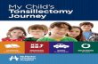 My Child’s Tonsillectomy Journey · to be removed? Tonsils and adenoids can become infected. Frequent infections makes them get larger and painful. Large tonsils and adenoids make