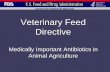 Veterinary Feed Directive - Ohio 4-H · VFD drugs (above) will be affected by the VFD final regulation when it goes into effect on October 1, 2015. Examples of medicated feed-use