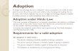 Adoption - Jhalsajhalsa.org/Jhalsa_Booklets_Web/2018/17112018/adoption...Maintenance Act, 1956. There are other laws such as Guardianship and Wards Act, 1890, Juvenile Justice Act,