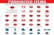 13 STADOPS Prohibited Items 42X48 - Amazon Web Services · Beach Balls Fireworks or Missile-like objects Plastic Bottles Strollers Camera Bag Printed Pattern Plastic Bag Alcoholic