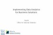 Implementing Data Analytics for Business Solutions · “Fostering a culture where data drives decisions and actionable insights to future proof the business” Business Intelligence