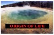 ORIGIN OF LIFE · A. Spontaneous Generation- The hypothesis that life arises regularly from non-living things II. Experiments That Helped to Disprove Spontaneous Generation A. Italian
